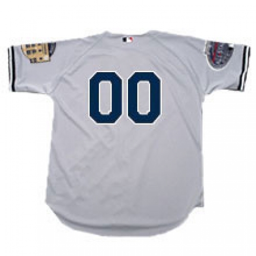 Yankees Road Authentic Jersey With 2008 Final Season Patch All Star Patch  and Numbers