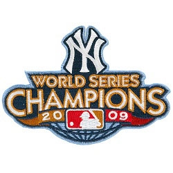 2009 Yankees World Series Champions Patch