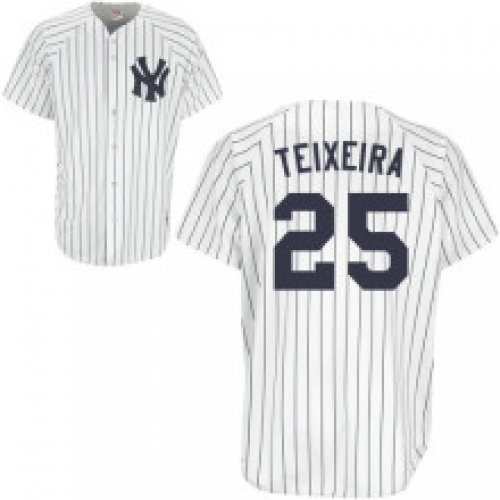 CC Sabathia No Name Jersey - Yankees Replica Home Number Only Jersey
