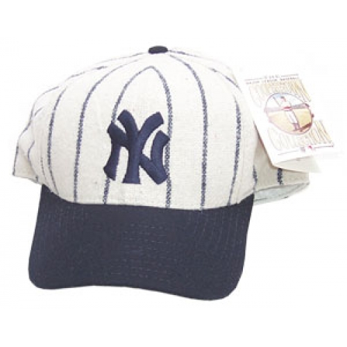 Lot - NEW YORK YANKEES BASEBALL HAT AND 2 1927-1930 THROWBACK