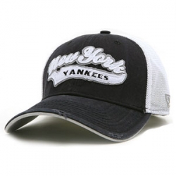 12 Yankees Script navy front and white Mesh back Cap